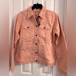 Duluth Trading Blush jean jacket.  Size Small.  New with tags.